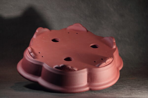 Pot à bonsaï hexagonal en grès de Xing – Image 4