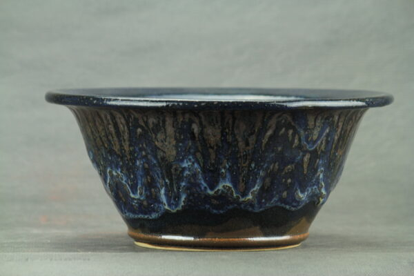 pot à semi-cascade émaillé bleu – Image 2