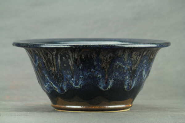 pot à semi-cascade émaillé bleu – Image 3