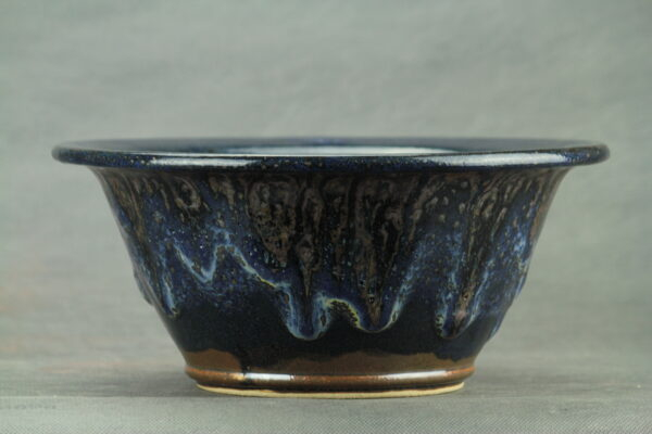 pot à semi-cascade émaillé bleu – Image 4