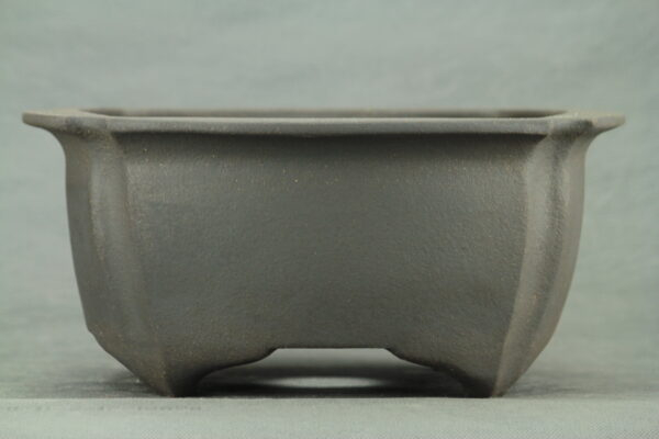 Pot à bonsaï semi cascade en grès noire