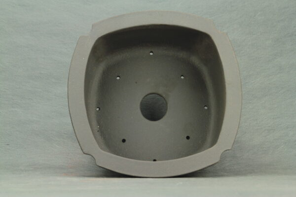 Pot à bonsaï semi cascade en grès noire – Image 4