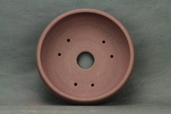 poterie bonsaï ronde en grès brute – Image 2