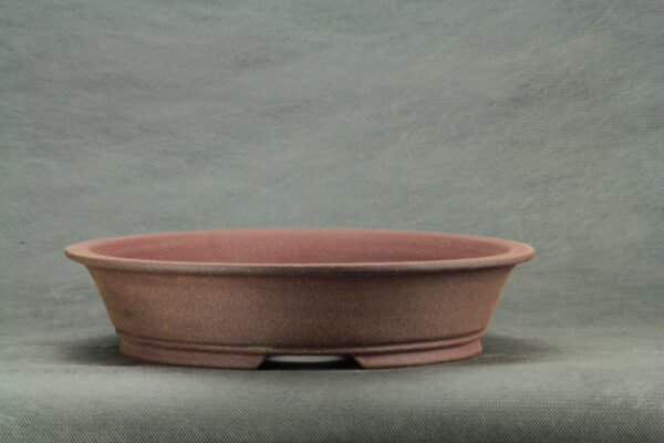 Poterie bonsaï ovale en terre brute – Image 3