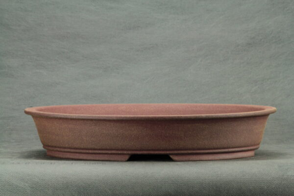 Poterie bonsaï ovale en terre brute – Image 2