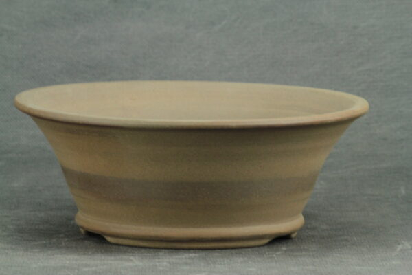 poterie bonsaï ronde profonde en grès – Image 2