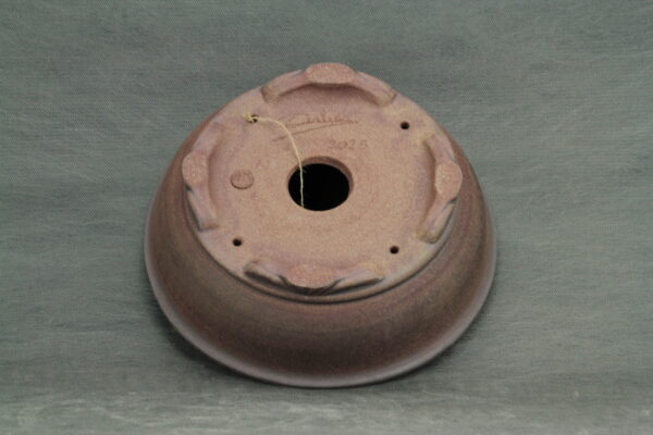 Poterie à bonsaï ronde artisanal en terre brute – Image 4