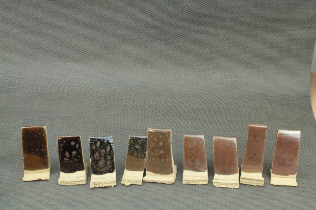 Recherche autour des gouttes d'huile.